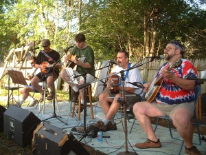 Laughing Grass' first gig 7/31/2004